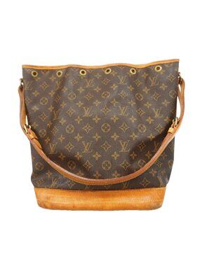 Louis Vuitton Shoulder Bag Monogram Noe Brown